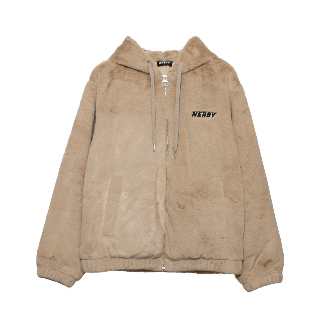 ノルディ NERDY ECO FUR HOODIE ZIP-UP エコファーフーディジップ