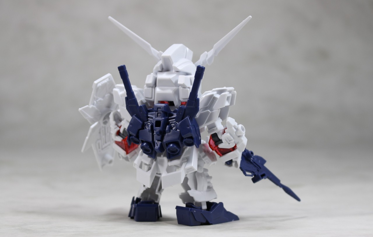 プラモデルレビュー】SDEX005 ユニコーンガンダム（デストロイモード）