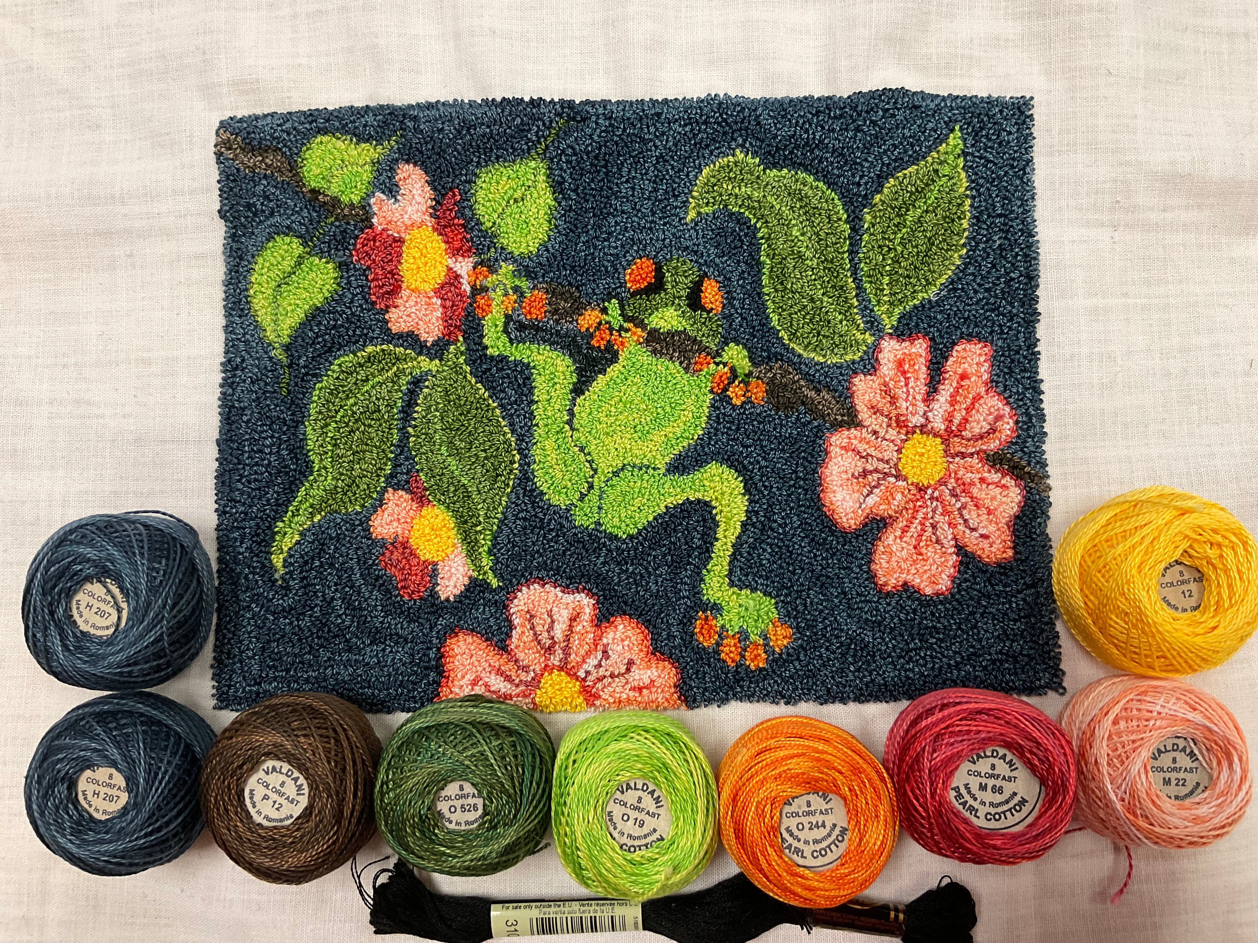 SRH Mini Punch Needle Pattern Jose' 6x9 – Searsport Rug Hooking