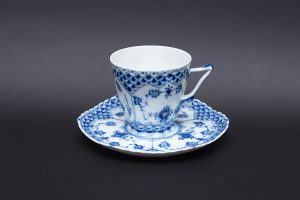 ロイヤル・コペンハーゲン ブルーフルーテッドフルレース キャンドル