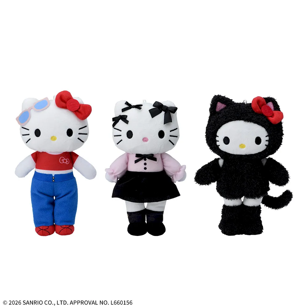 ハローキティ ぬいぐるみ あしながVer.｜プライズ・くじ・グッズ情報