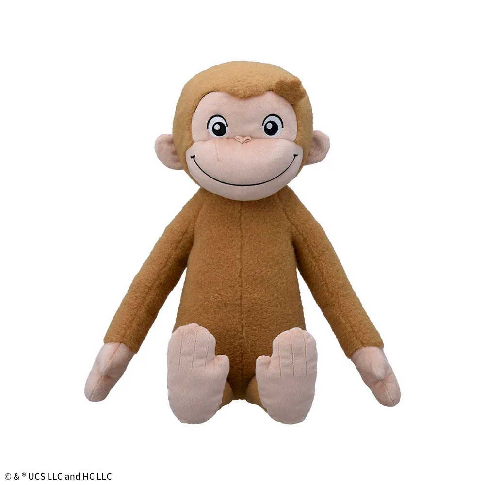 おさるのジョージ スーパーラージぬいぐるみ ふわもこ｜プライズ・くじ