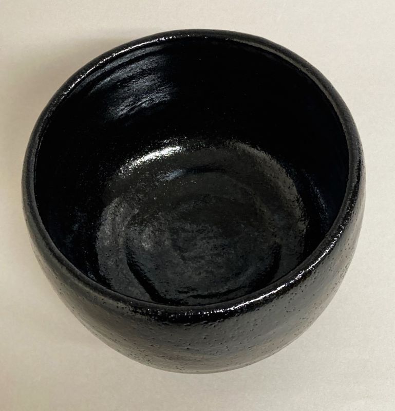 通販販売【茶道具】 長次郎作 「大黒」写 黒茶碗 （上） *佐々木昭楽*