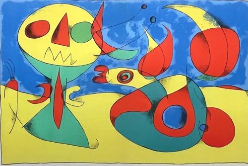 Joan Miro、ジョアン・ミロ【DANSEUSE ESPAGNOLE】