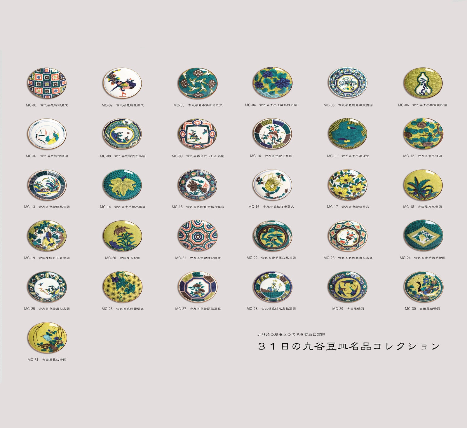 名品豆皿 古九谷色絵壺花鳥図 MC-08 – SEIKOU ONLINE