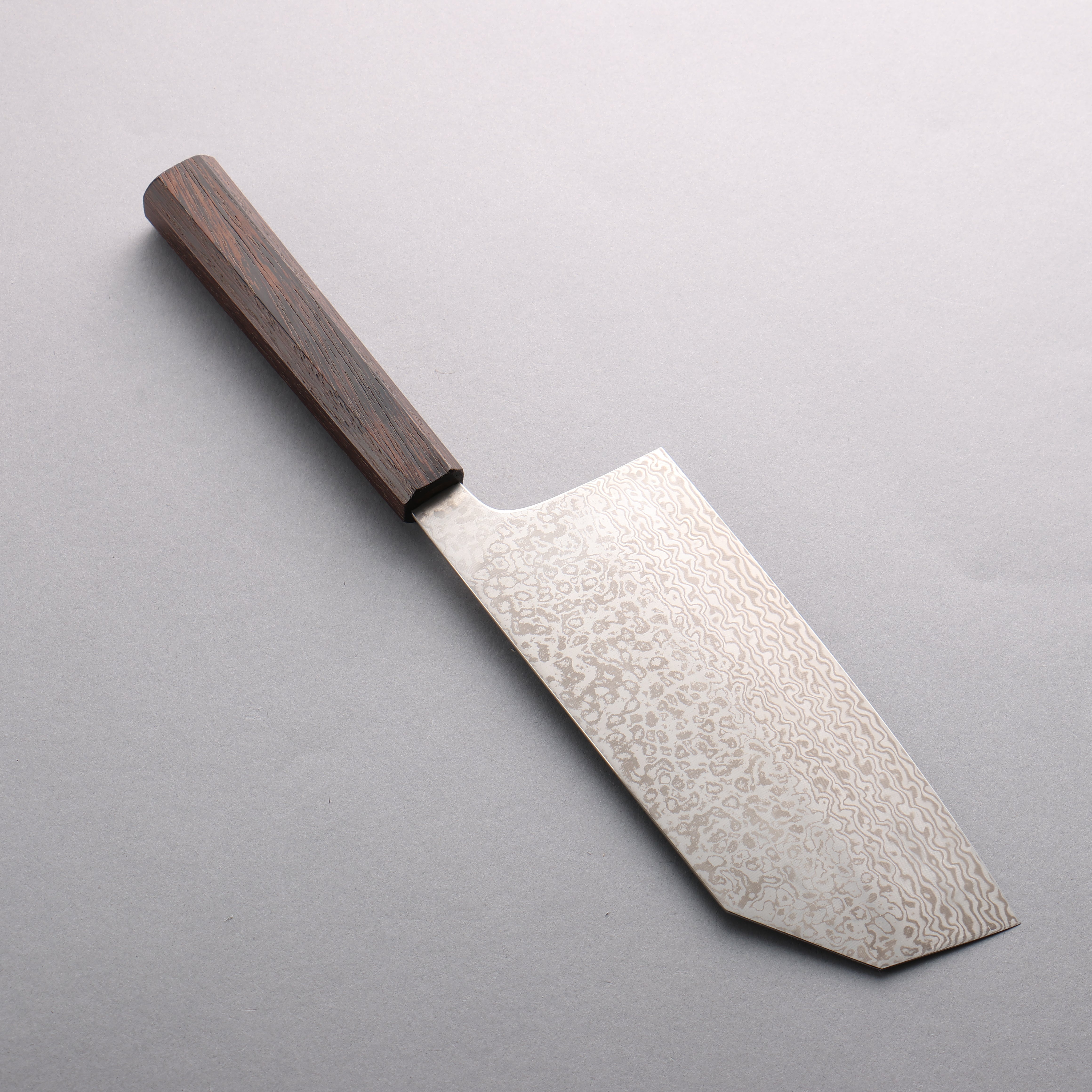 堺 孝行 コアレス ダマスカス 幅広文化包丁 180mm ウエンジ柄 – 清助
