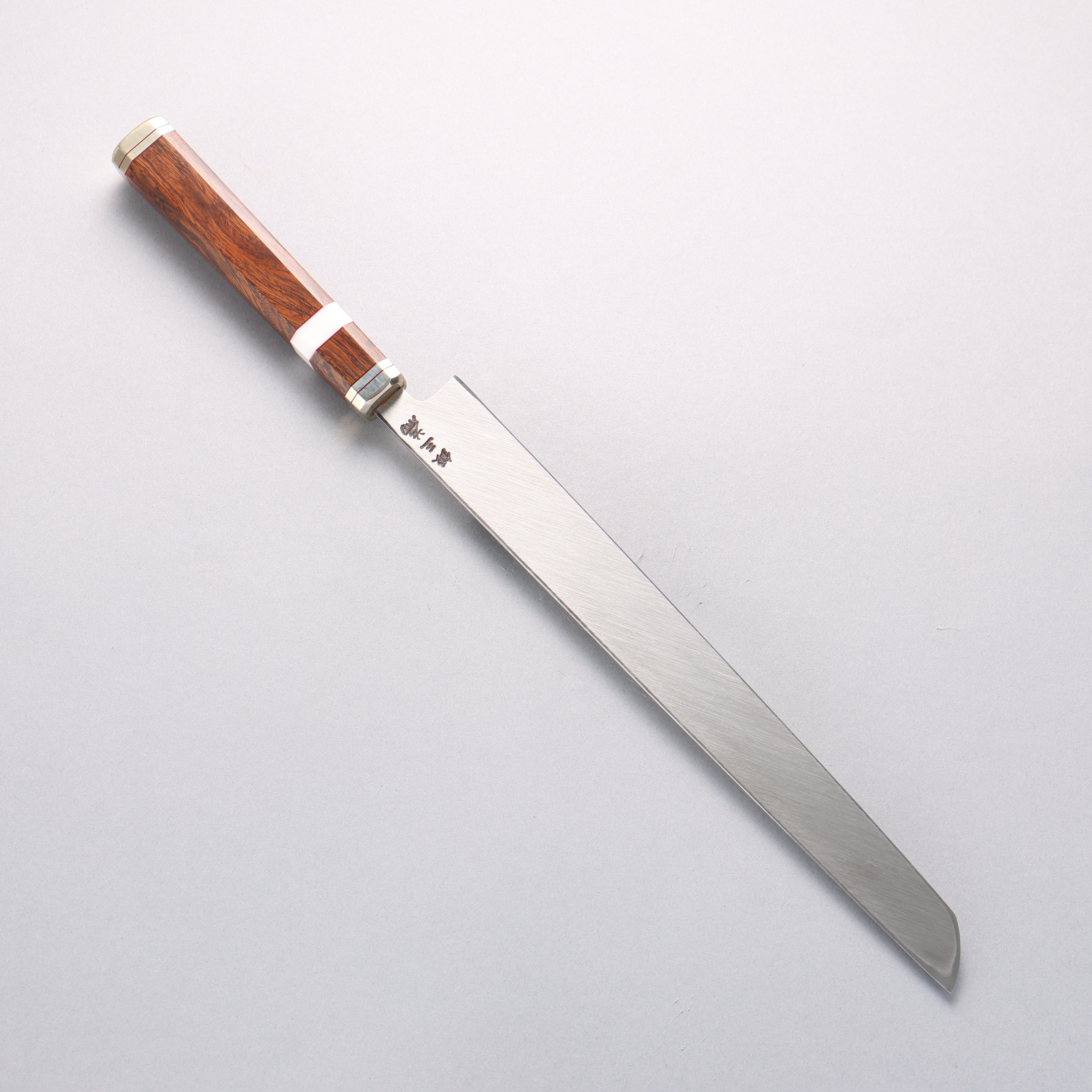 堺 孝行 紫電 銀三鋼 蛸引包丁 270mm デザートアイアンウッド（杉原