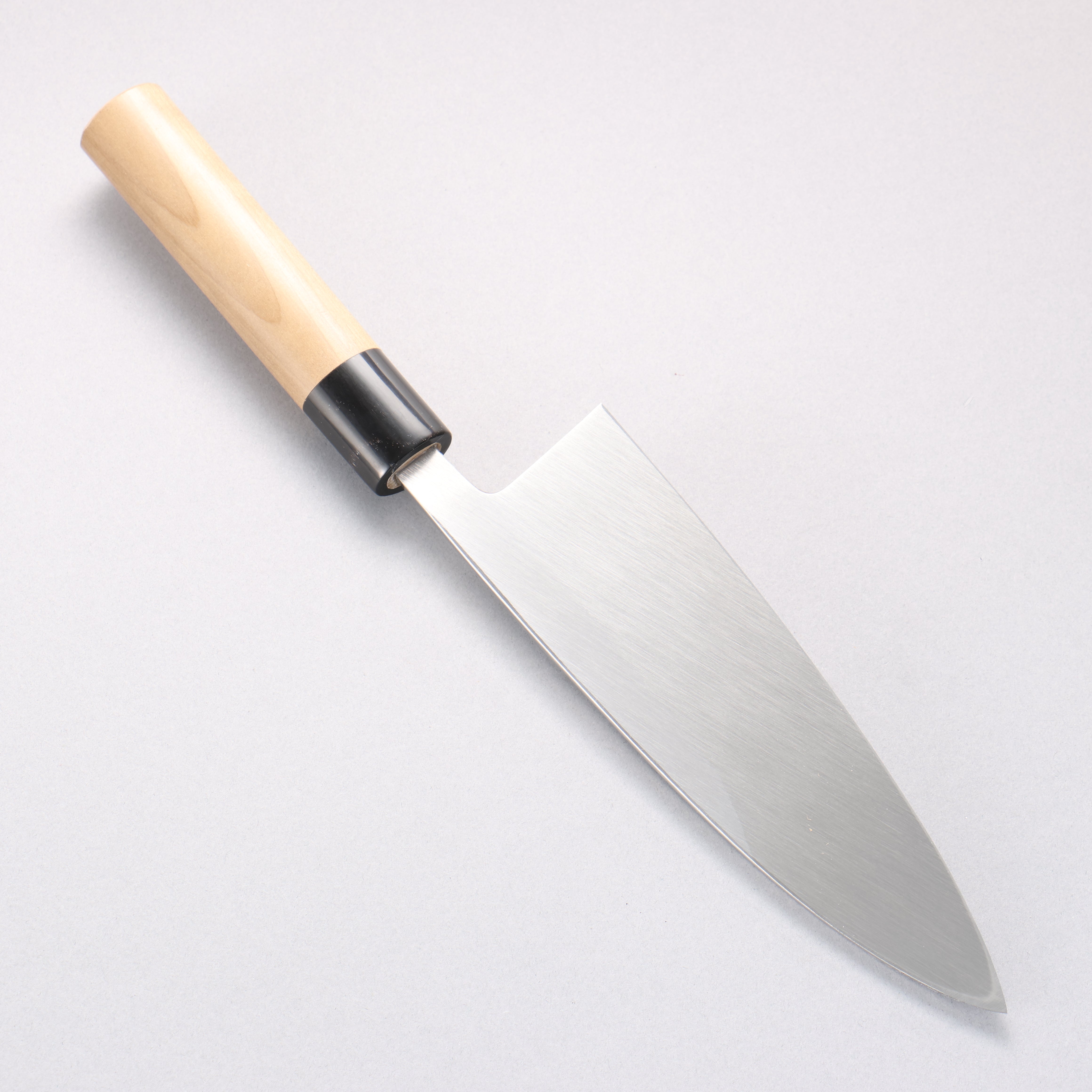 正本総本店 本霞 白ニ鋼 出刃包丁 朴柄 – 清助刃物 Japan