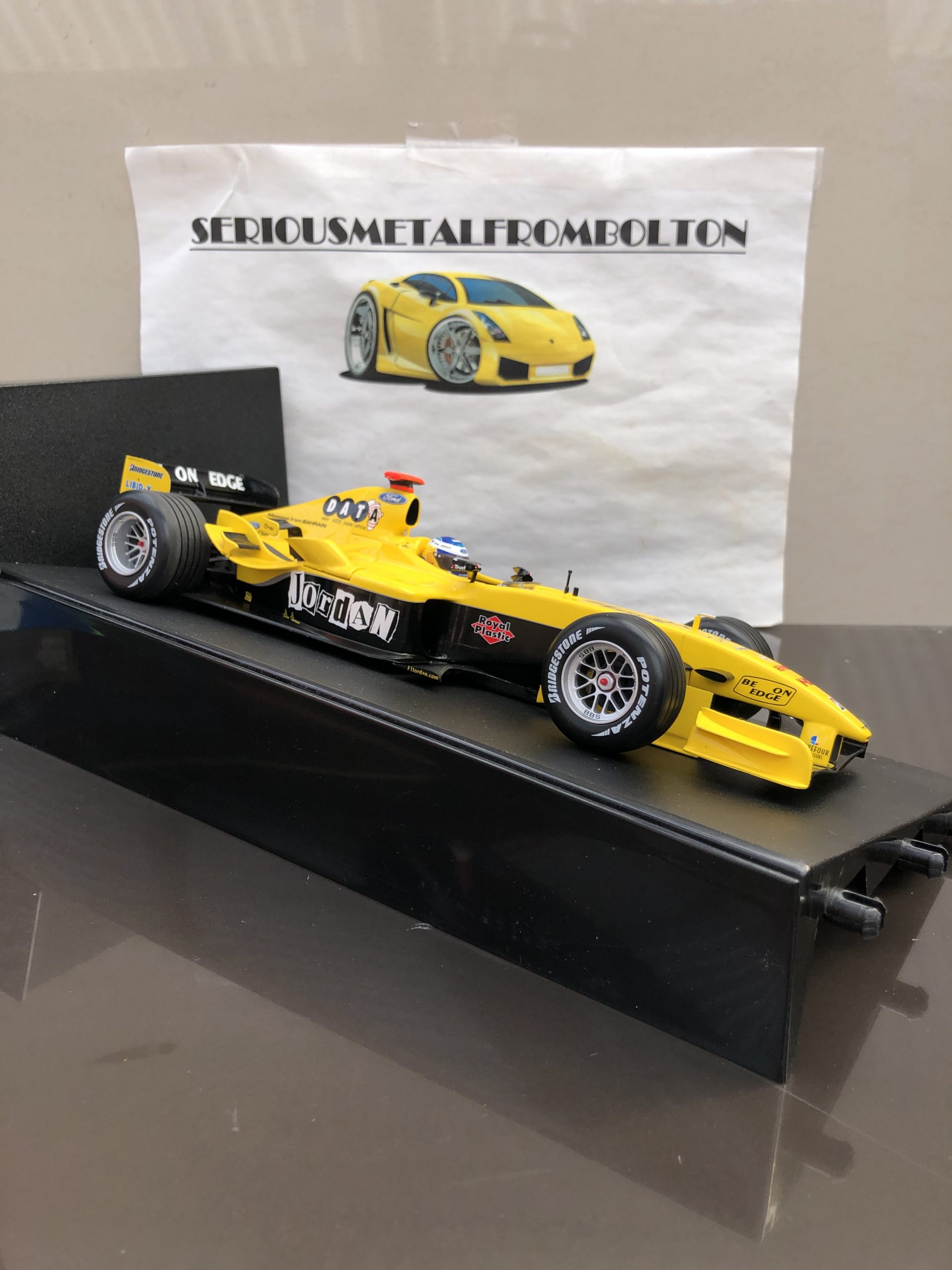 MINICHAMPS 100040018 JORDAN FORD EJ14 2004 NICK HEIDFELD 1:18