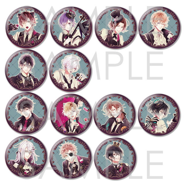 DIABOLIK LOVERS Classic Bitter Sweets ビッグ缶バッジ | 乙女向け