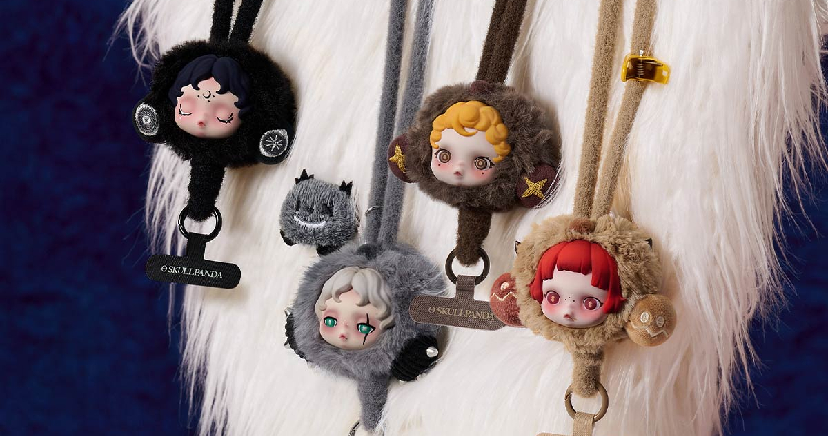 SKULLPANDA You Found Me! Series Phone Lanyard - Ratty Bear