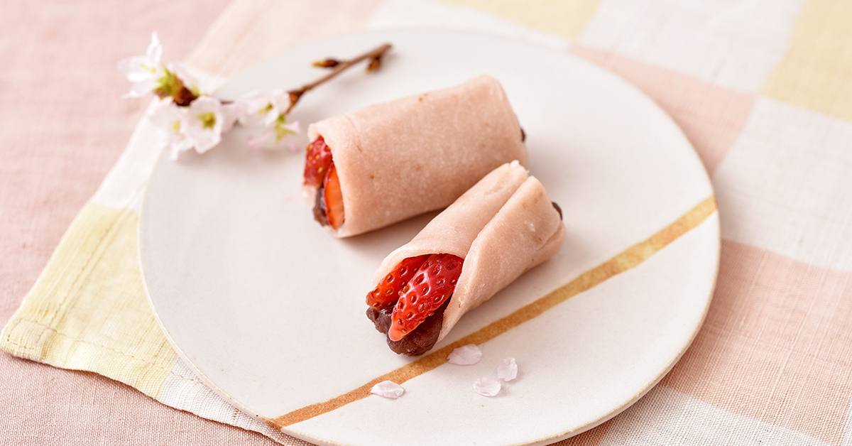 さくらもち（関東風） | 幼児食レシピサイト HAPIKU（ハピク）食育