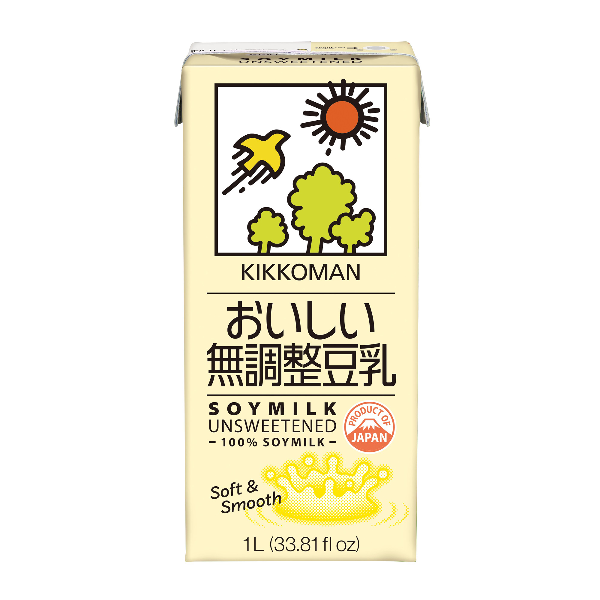 KIKKOMAN SOY MILK UNSWEETENED 6/33.81 FZ - JFC International