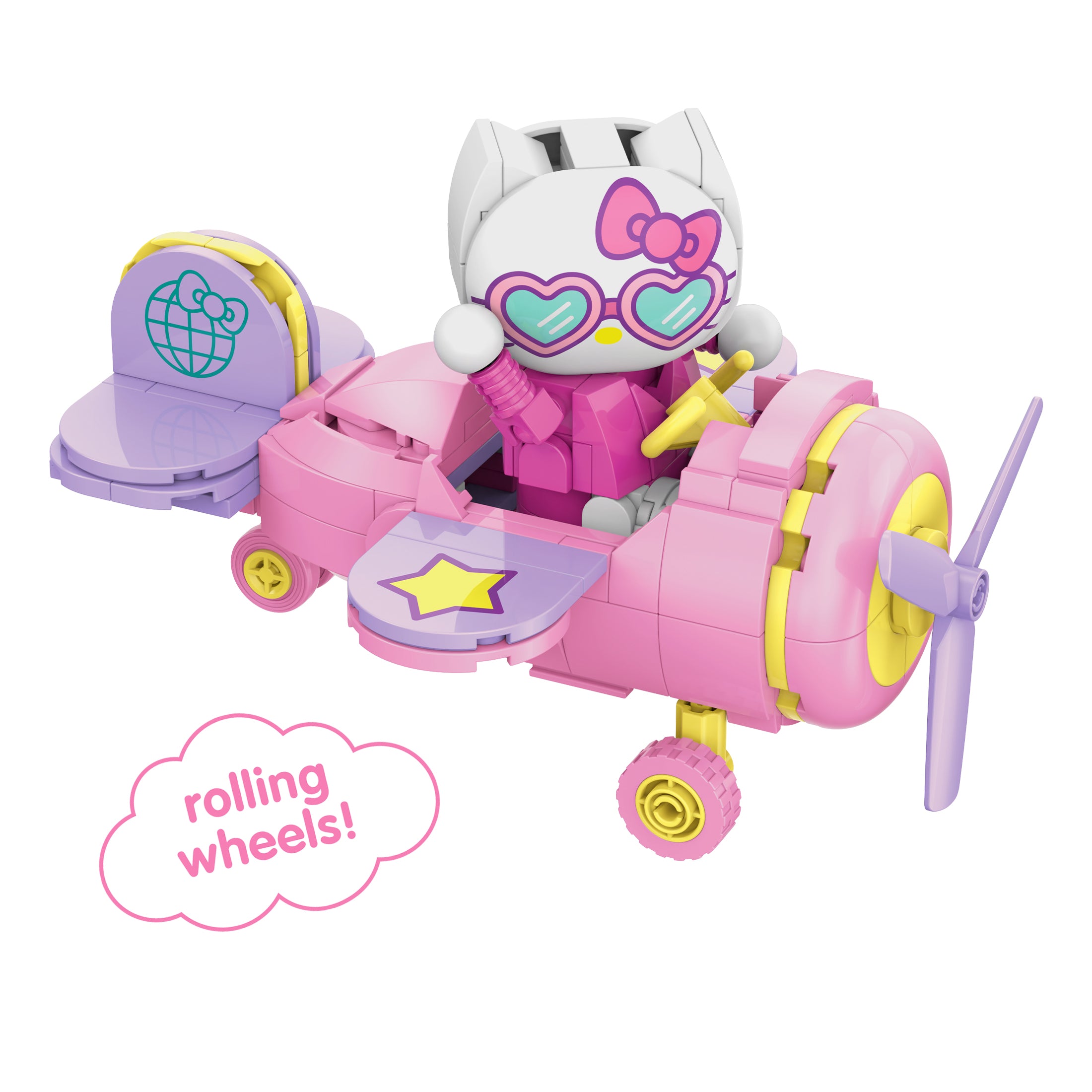 Brickcraft Hello Kitty Airplane Adventure Building Set