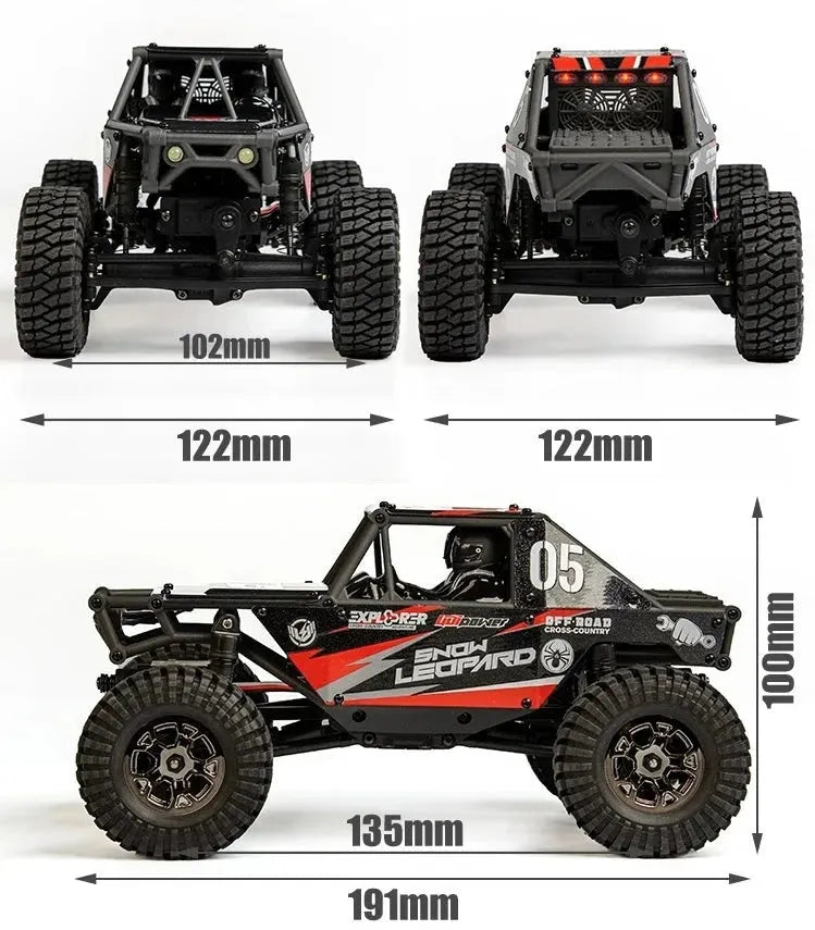 UCX2405 Pro - 1/24 Scale RC Car 4WD Brushless FOC Motor Rock