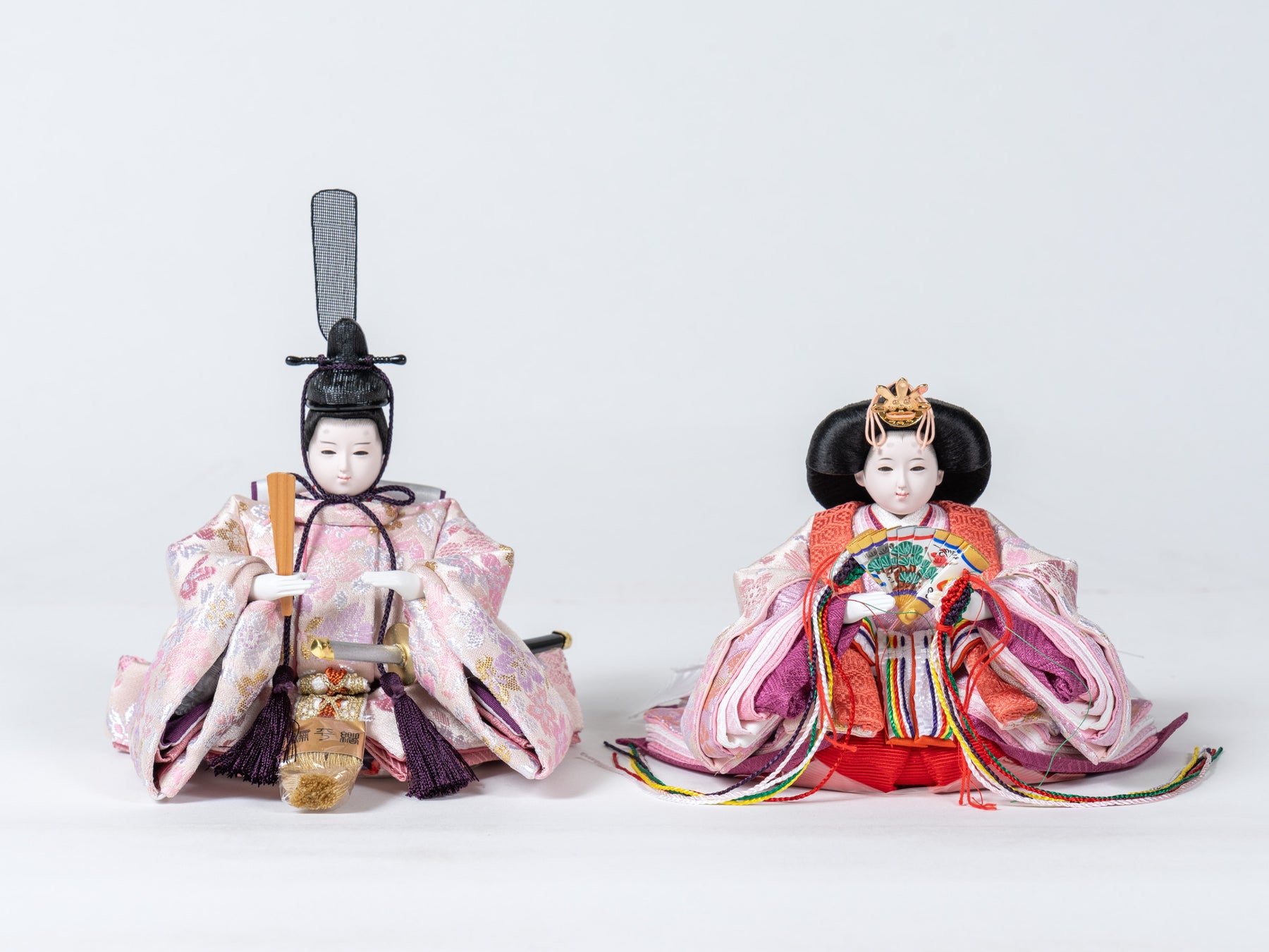 吉徳 吉徳大光 新品 ほのか 雛人形 8号 花柄 赤 浮世人形 展示品 吉徳