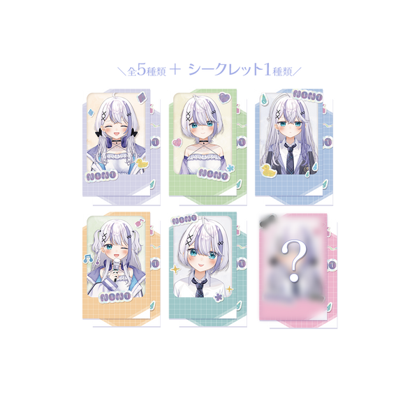 音ノ乃のの 誕生日記念 ランダムチェキ風カード 全6種 2025 – ミリプロ