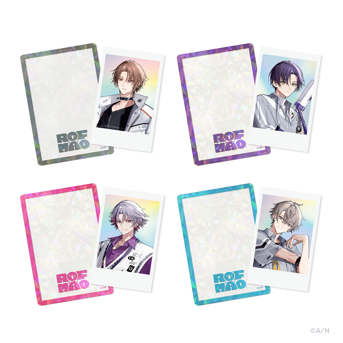 ROF-MAO 2nd Anniversary】チェキ風カード＆硬質カードケース｜にじ