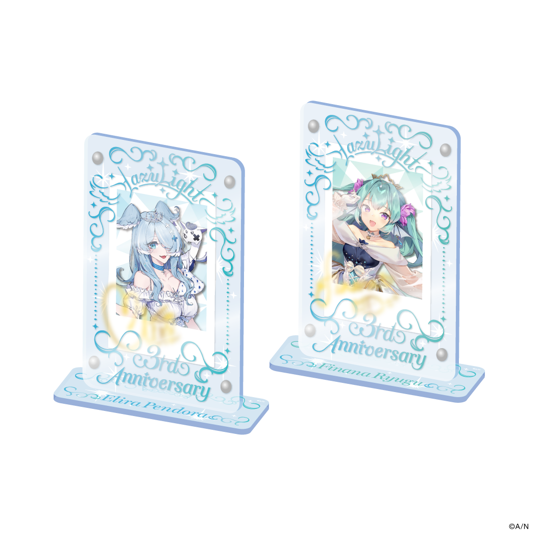 LazuLight 3rd Anniversary】チェキ風カード＆スタンド｜にじさんじ