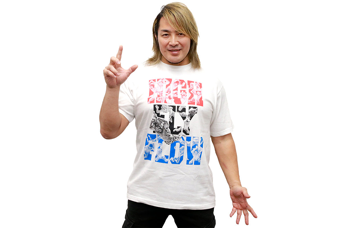 棚橋弘至「HIGH FLY FLOW」ピクチャーTシャツ