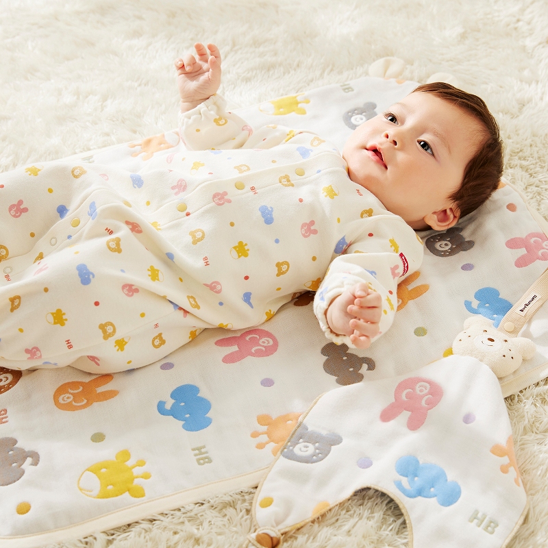 専用♥赤字特価♥みかん♥ガーゼ×ふわふわボア☆特大ブランケット