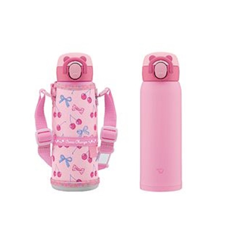 480ml]ステンレスマグ チェリーピンク シームレスキッズマグボトル