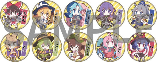 新品】東方Project ゆるっととうほうシリーズ トレーディング缶バッジ