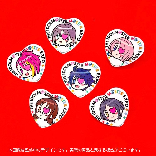 THE IDOLM@STER M@STER EXPO 公式「ぽっ」トレーディングハート缶