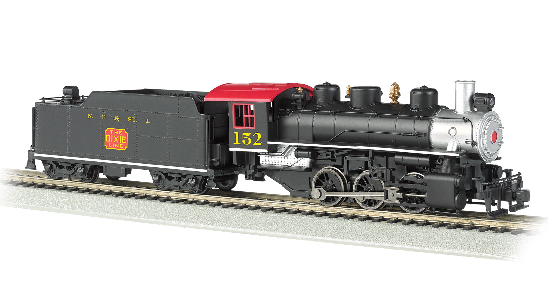 USRA 0-6-0 w/ Smoke & Short Haul Tender - N.C. & St. L. #152