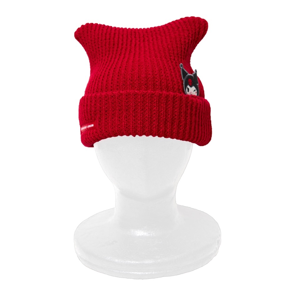 ニットキャップ＜KUROMI＞（RED） | BABYMONSTER ONLINE SHOP