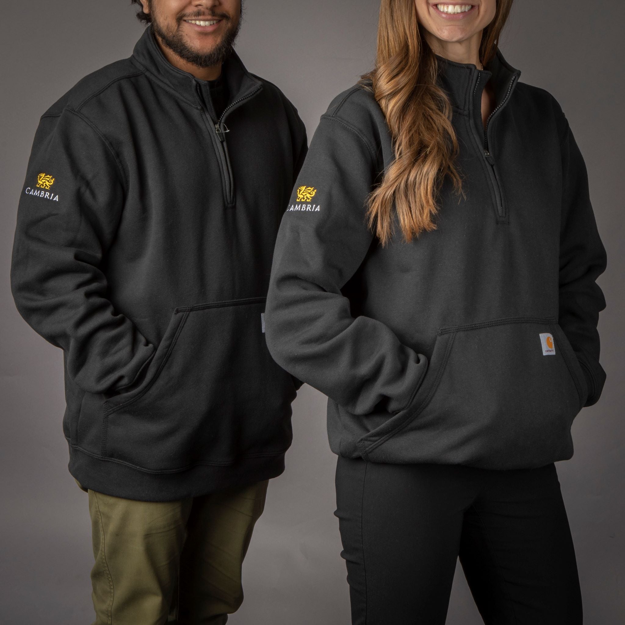 Carhartt Midweight 1/4-Zip Mock-Neck Sweatshirt – Cambria Samples