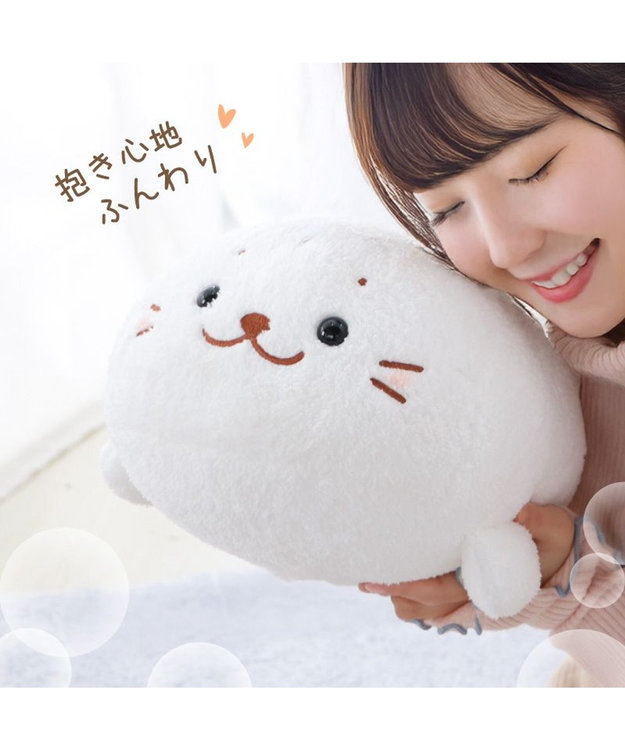 しろたん ふんわり ぬいぐるみ 38cm / Mother garden | 【通販】雑貨と