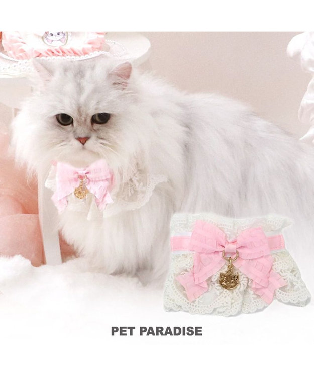 ディズニー マリー 猫首輪 段リボン 小/中 / PET PARADISE | 【通販