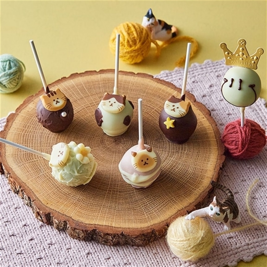 ニャンクス」ねこポップケーキ 3種6本: スイーツ・洋菓子 | スイーツ