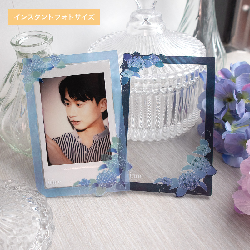 硬質ケース インスタントフォトサイズ 紫陽花 青| FUKUYA ONLINE