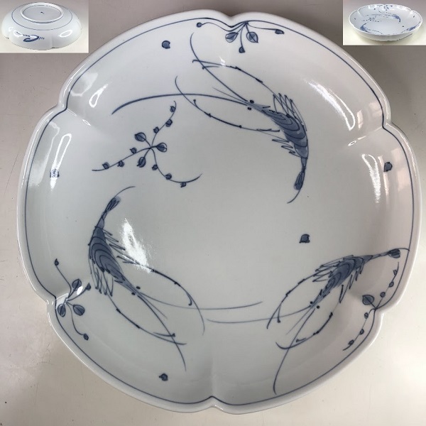 たち吉海老絵盛皿 | 和食器リサイクル通販専門店フリマート