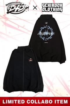 SLIPKNOT UNISEX VARSITY JACKET: 9 POINT STAR (BACK PRINT) RED