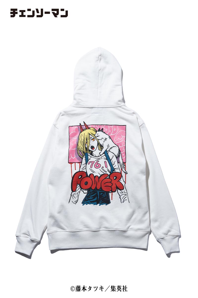 予約商品】glamb (グラム)×チェンソーマン Power Hoodie White