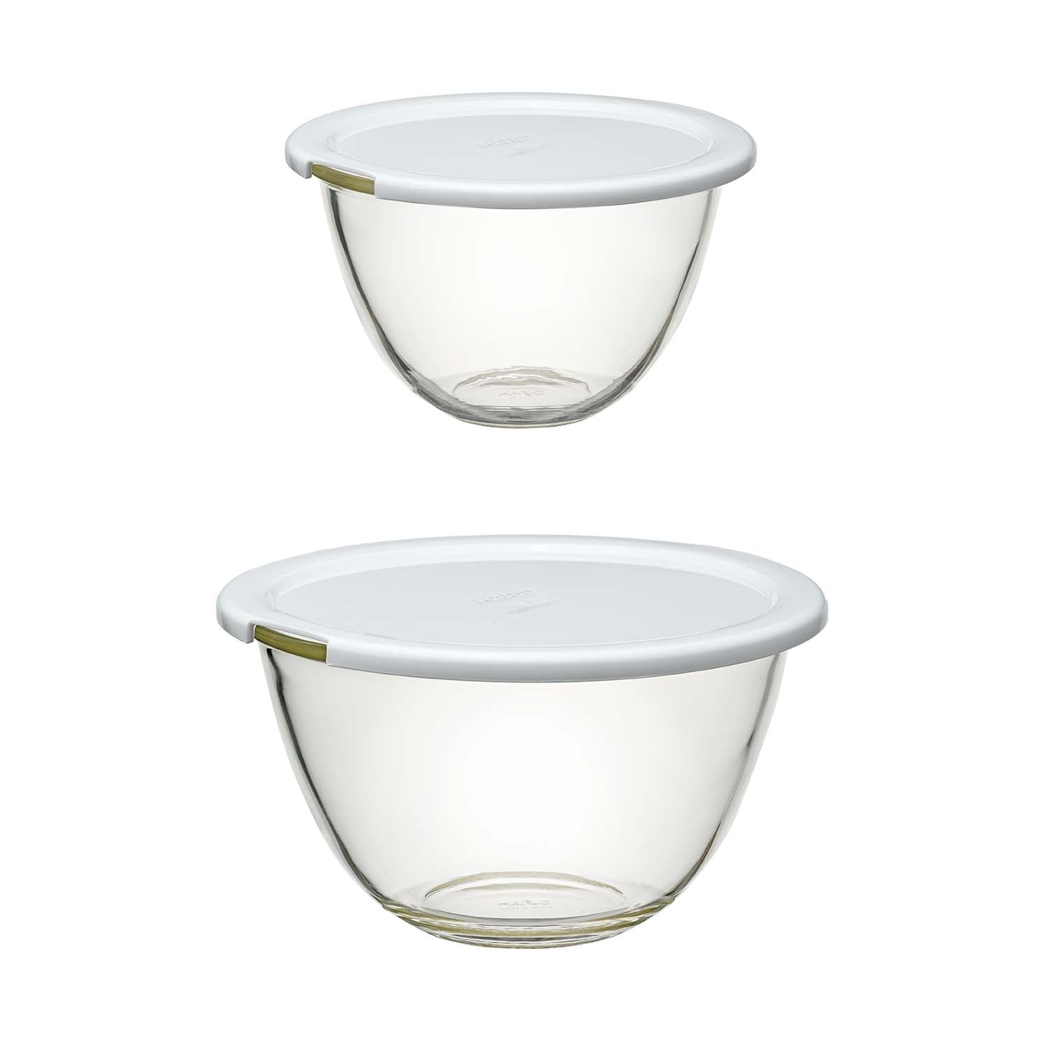レンジフタ付き耐熱ガラス製ボウル2個セット – HARIO NETSHOP