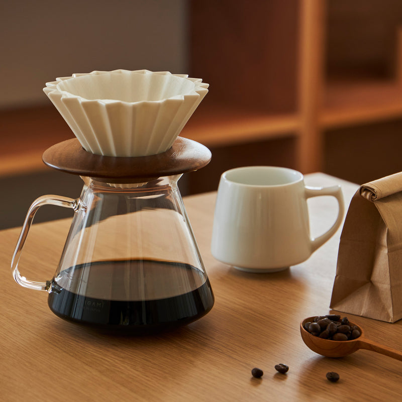 コーヒーペーパーフィルター Cone + Wave set cup2｜ORIGAMI – nokaze