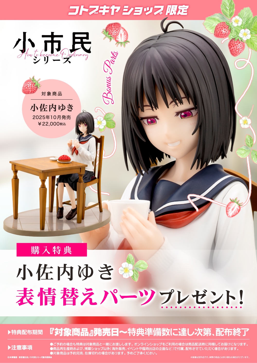 限定特典付き】小佐内ゆき｜コトブキヤオンラインショップ