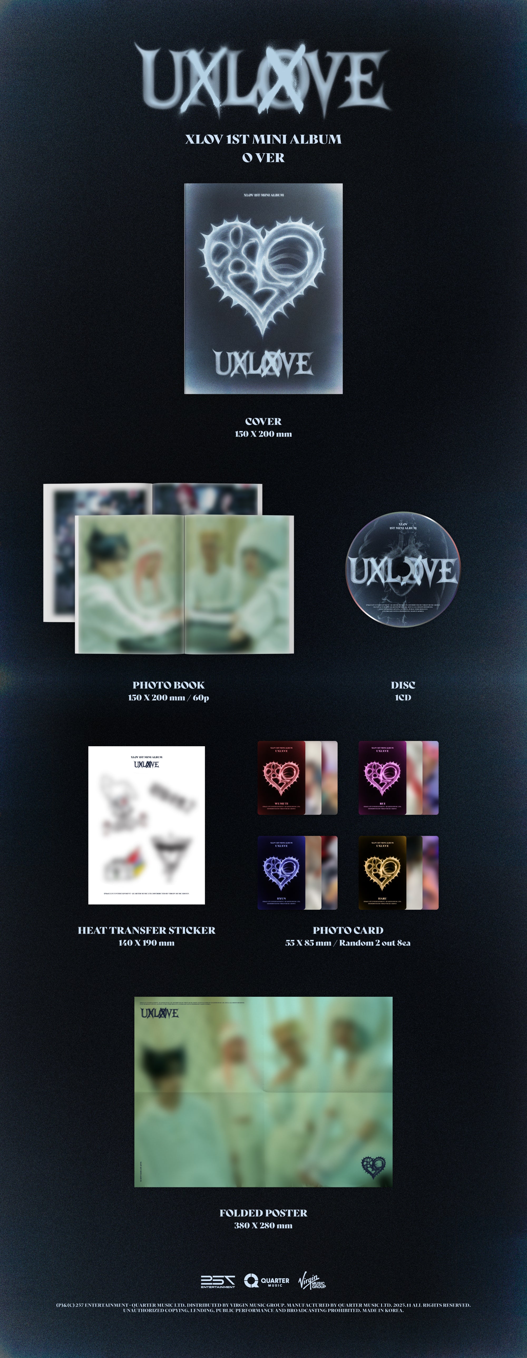 XLOV - UXLXVE [KPOP NARA EXCLUSIVE] – Kpop Nara