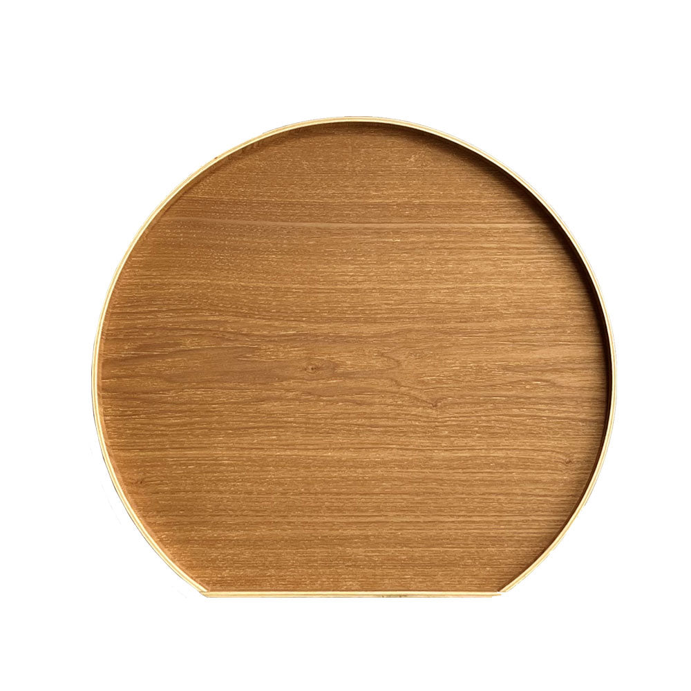 全7色 木製 半月盆 尺二 36cm お盆 – 山家漆器店