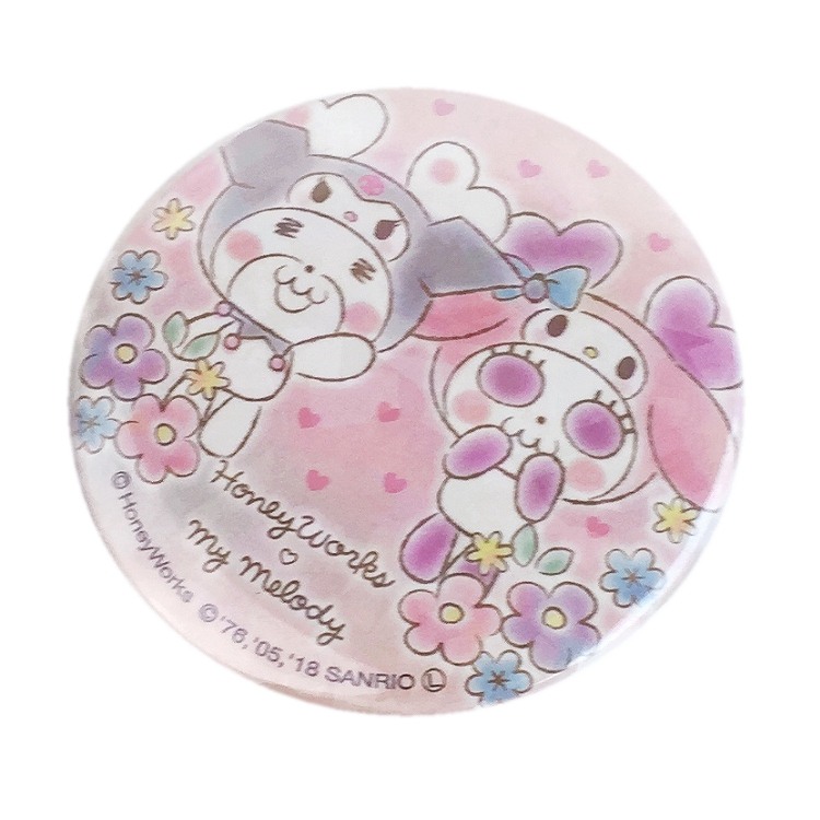 楽天市場】ハニーワークス×マイメロディグッズ BIG缶バッジ 美桜&春輝