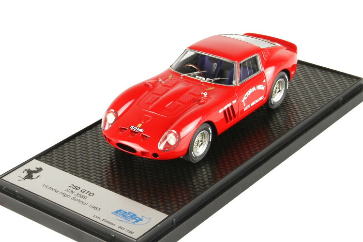 楽天市場】BBR 1/43 フェラーリ 250 GTO ロードバージョン 1962