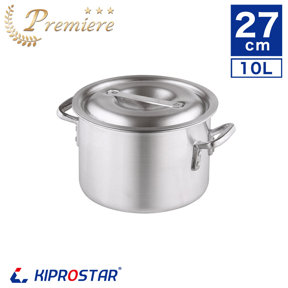 楽天市場】KIPROSTAR 業務用アルミ半寸胴鍋 プレミア 24cm【アルミ寸胴