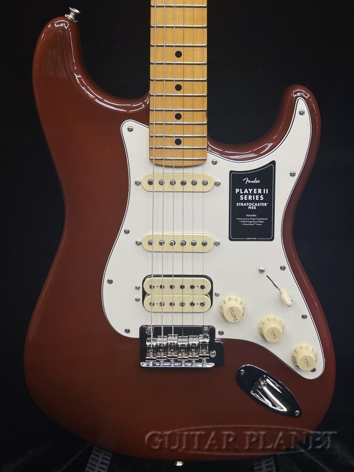 楽天市場】Fender Player II Stratocaster HSS -Transparent Mocha