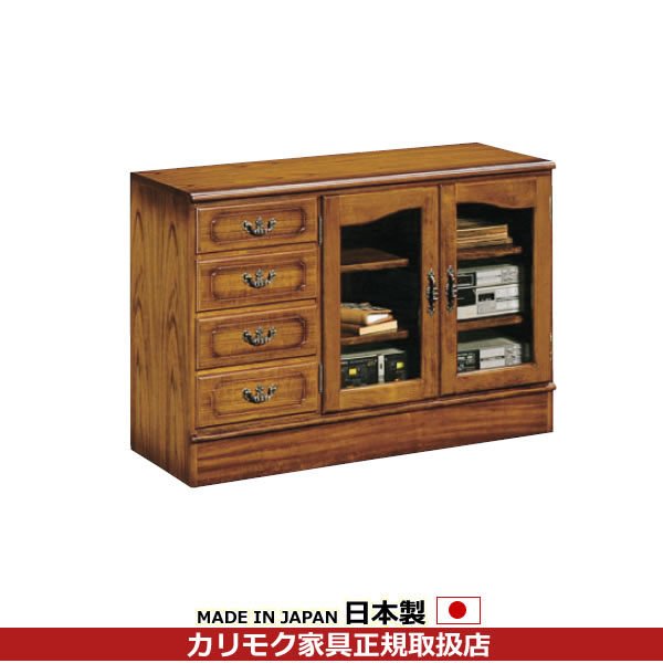 楽天市場】カリモク 本棚 書棚 コロニアル 書棚 幅888mm （ガラス扉