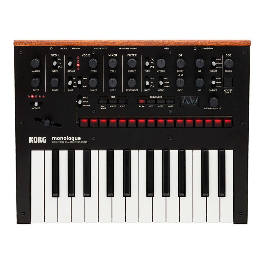 楽天市場】KORG monologue Monophonic Analogue Synthesizer 新品