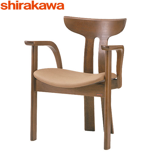 楽天市場】シラカワ家具 ポロックチェア S-720 板座 レッドオーク